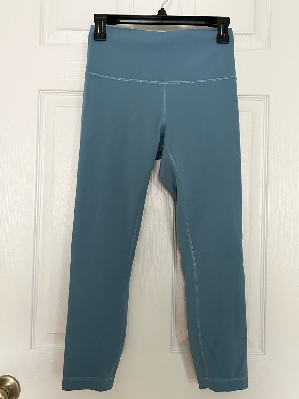 Lululemon Wunder Train High-Rise Crop 23 in Utility Blue Size 8